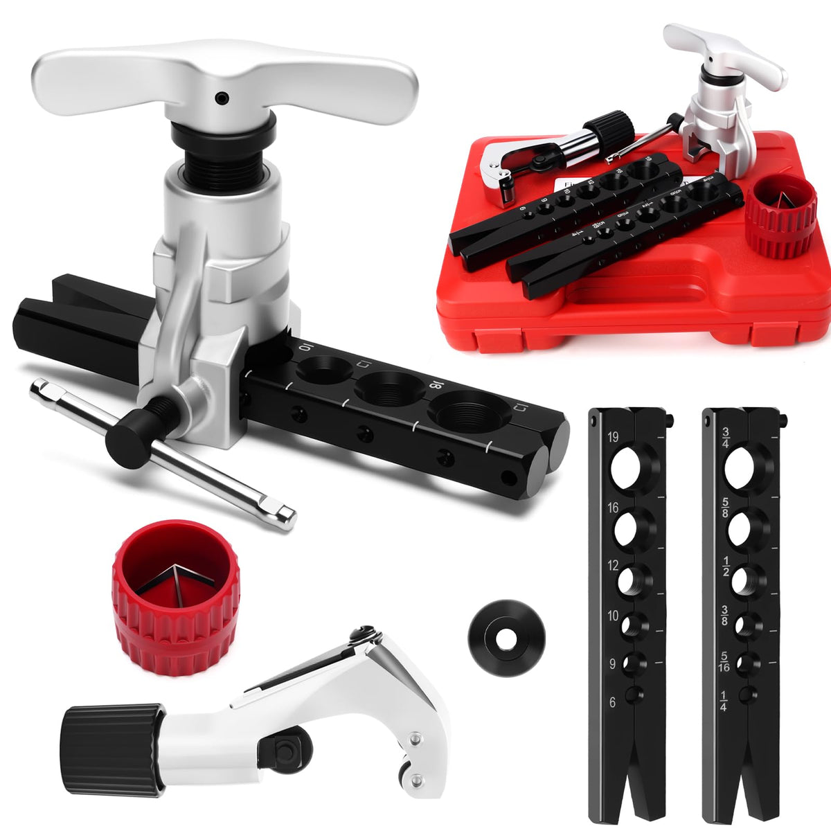 faxhool front packaging showing the complete lightweight flaring kit and tools