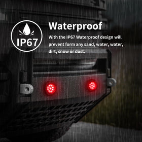 FBAAUKUS mounted on trailer side, bright marker light for road safety
