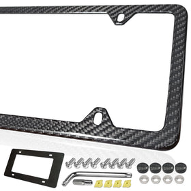FBJTDQ front view of carbon fiber frame enhancing vehicle appearance