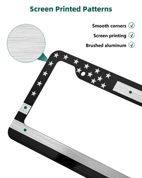 FBJTDQ frame mounted on car rear illustrating secure fit and attractive finished look