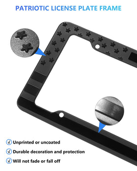 FBJTDQ thin border profile keeps plate numbers fully visible