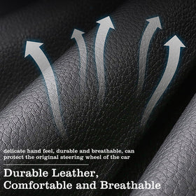 FBLOWMOD installed on steering wheel front view improves control and comfort