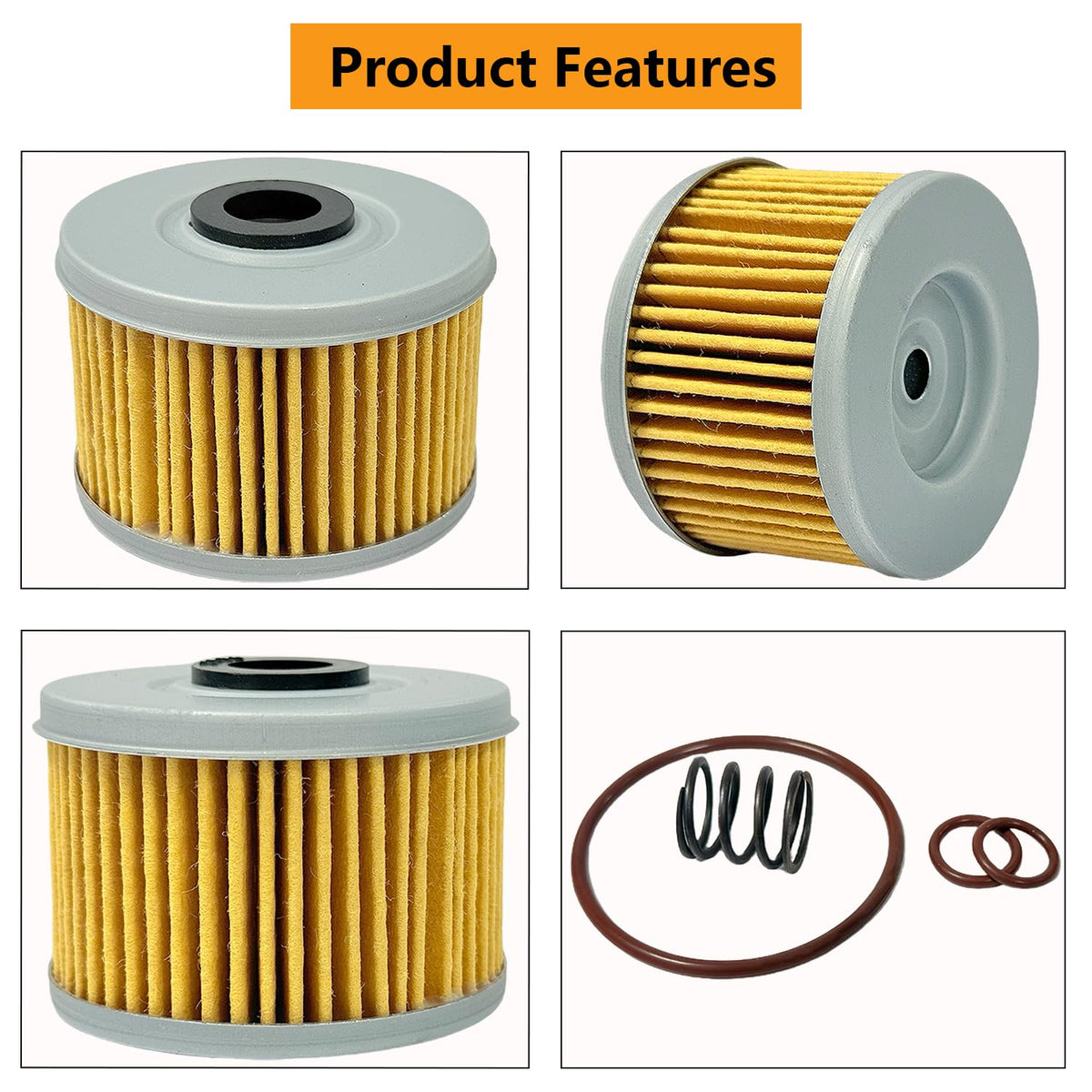 FBSCTMH close-up of filter thread and gasket, precise fit and leak prevention benefit