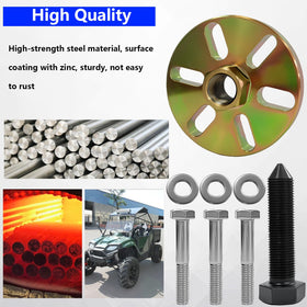 FBSCTMH close-up of thread and zinc coating resisting rust and ensuring longevity
