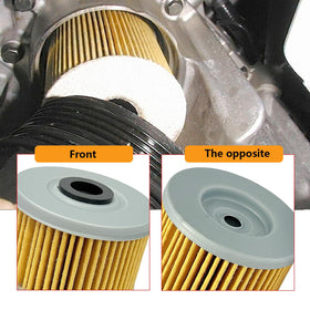 FBSCTMH detailed shot of filter media texture, efficient contaminant capture benefit