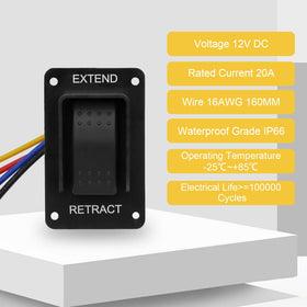 FBULWSEC 387874 sealed side view highlighting IP66 waterproof protection
