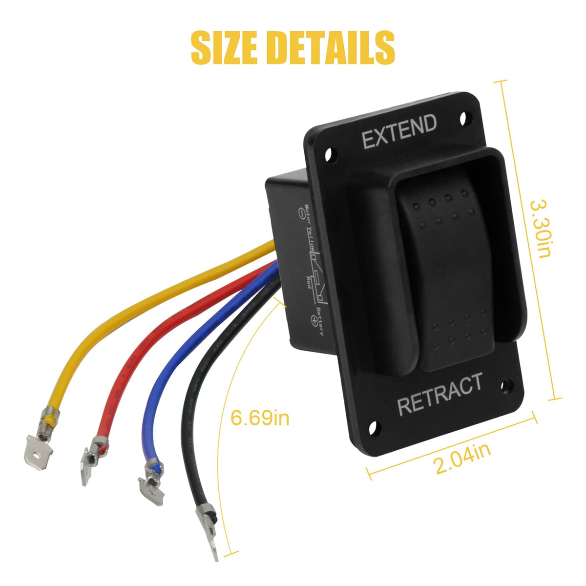 FBULWSEC 387874 harness detail with metal contacts for quick secure connection