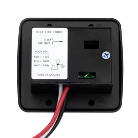 FBULWSEC installed in an RV dashboard demonstrating neat integration and space saving