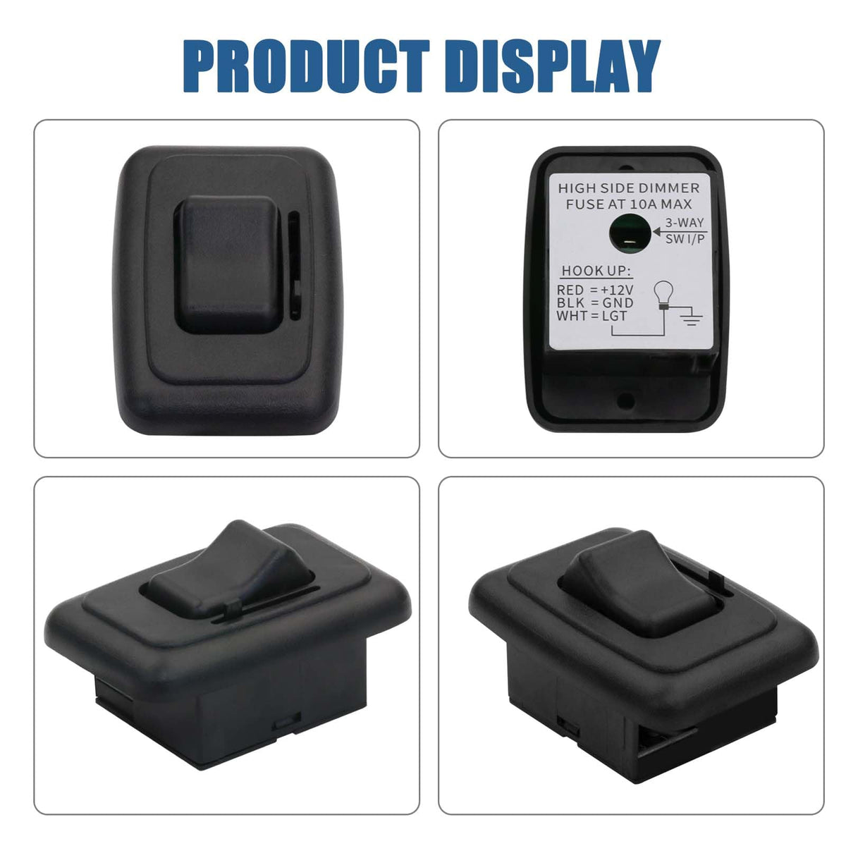 FBULWSEC textured plastic-composite housing detail showing durable finish and low weight