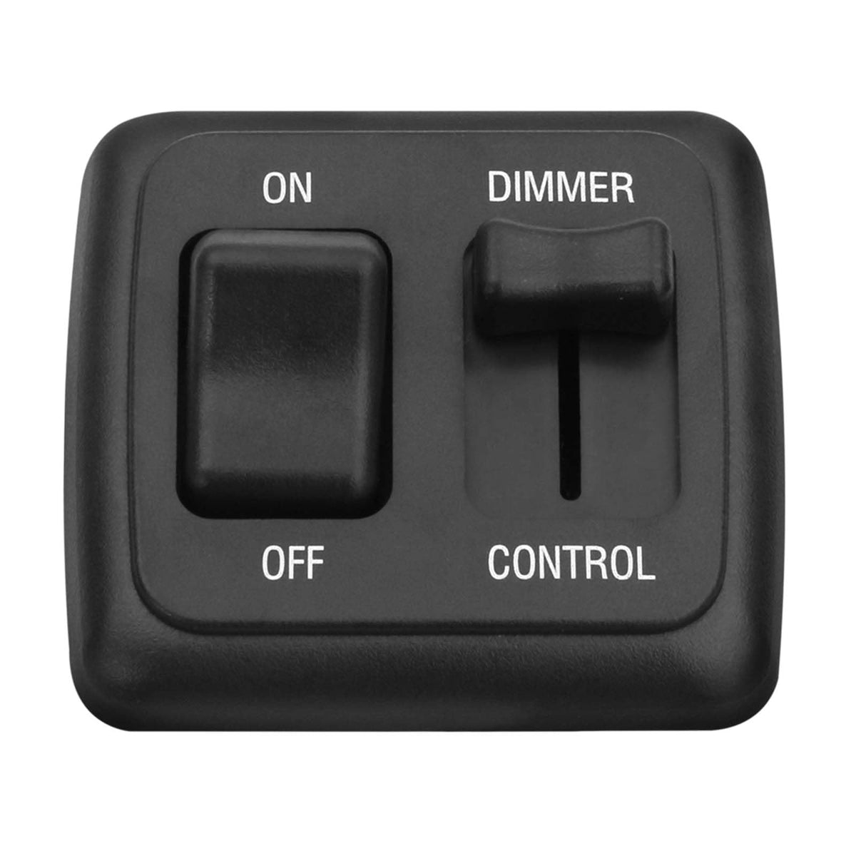 FBULWSEC front panel toggle dimmer showing compact retro style and clean mounting
