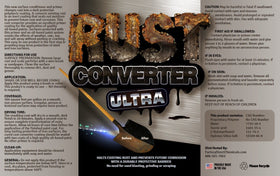 FDC rust converter cured coating close-up texture for protective barrier