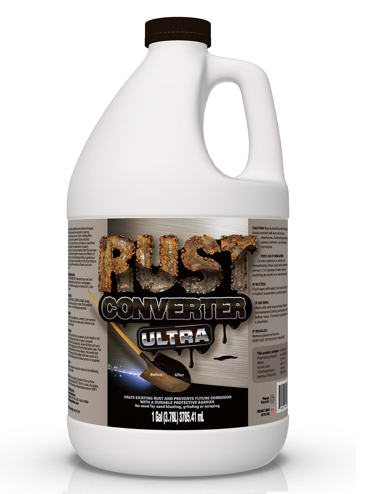 FDC rust converter ultra front label showing product and benefits