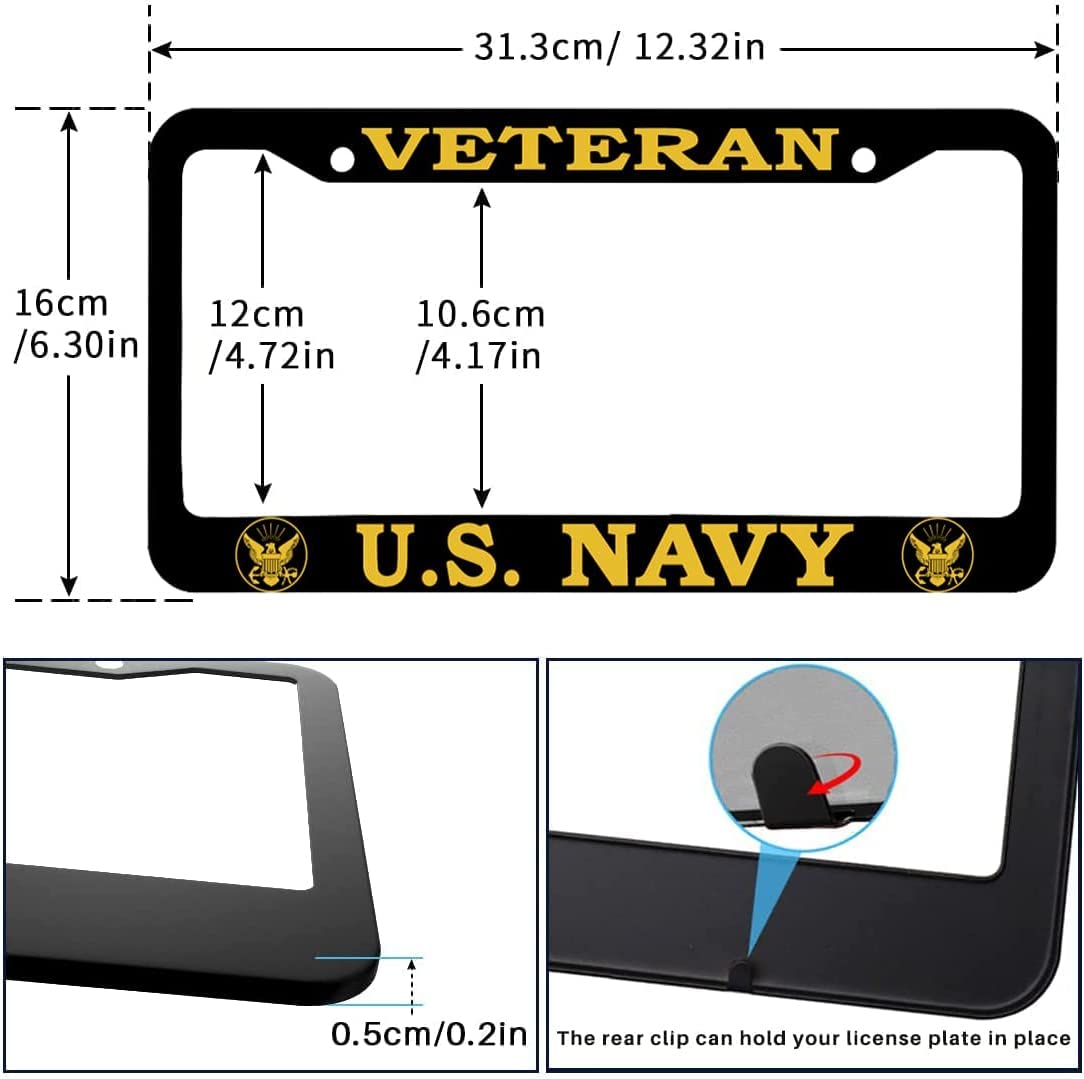 FDCHTUNGS installed on vehicle front plate demonstrating secure fit