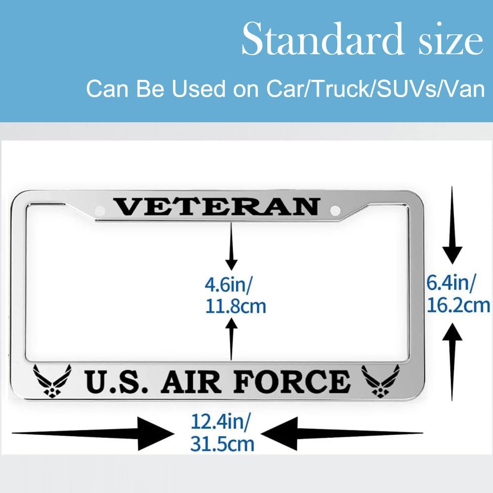 FDCHTUNGS frame next to standard license plate shows precise fit and visibility