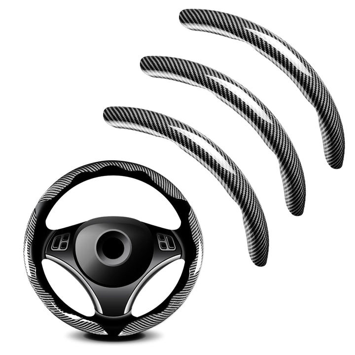 FDCTSD front view of carbon fiber cover showing sleek look and improved grip