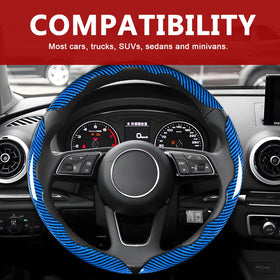 FDCTSD installed in car interior with blue accent showing refreshed cabin style