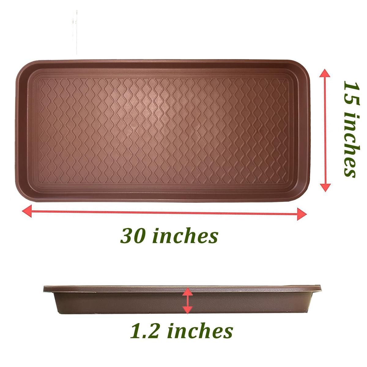 FDGARDEN tray in car trunk protecting vehicle from mud and wet gear