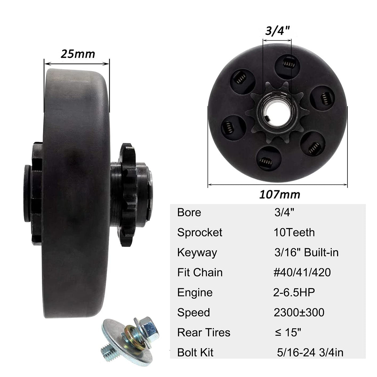 FDJ clutch 10-tooth sprocket closeup highlighting durable engagement
