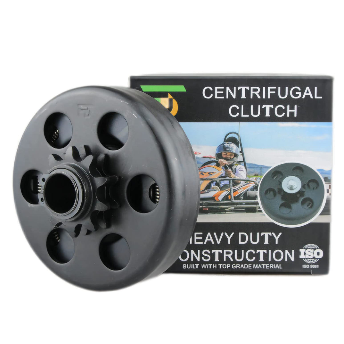 FDJ clutch on a go-kart in action illustrating smoother acceleration