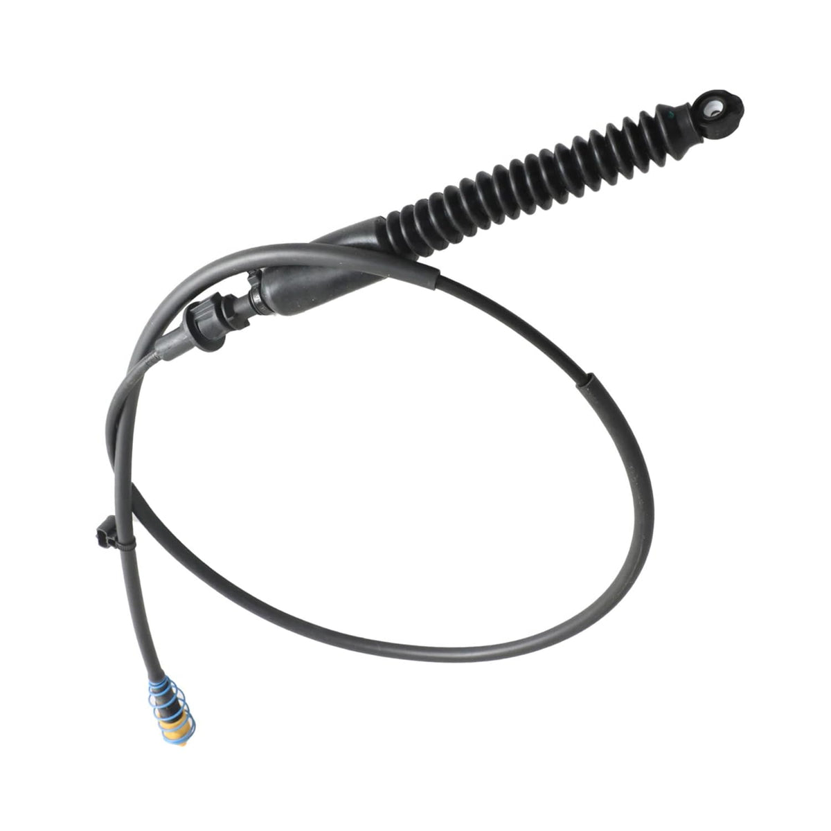 FDLPOMRW front view of 20787606 lower shift cable showing mounting points and fit