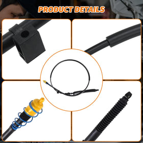 FDLPOMRW cable attached to transmission linkage illustrating proper fit and reliability