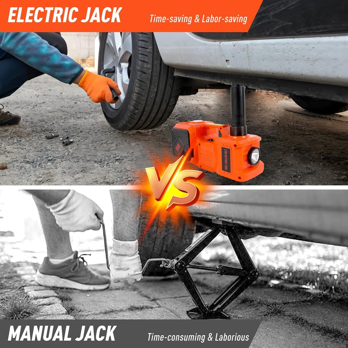 FEANISIFEI dual-head wrench and impact-style tool for fast lug removal