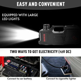 FEANISIFEI LED lights illuminating work area for safer night repairs