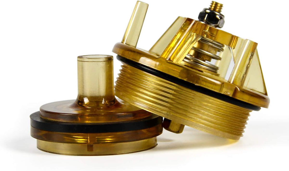 Febco FE905-212 components laid out to display bonnet, poppet, spring and seals for efficient servicing benefit