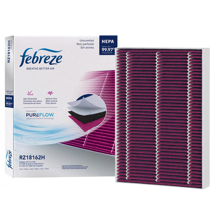 Febreze front packaging showing brand and fit details for quick identification and correct purchase