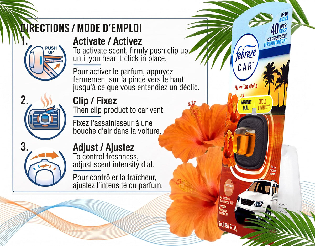 Febreze eight-pack displayed in a lifestyle scene illustrating value and convenient replacements