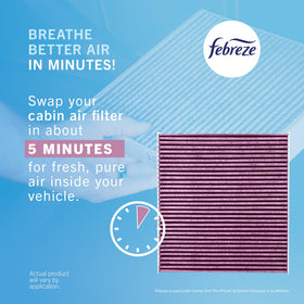 Febreze PUREFLOW size comparison with ruler confirming correct fit