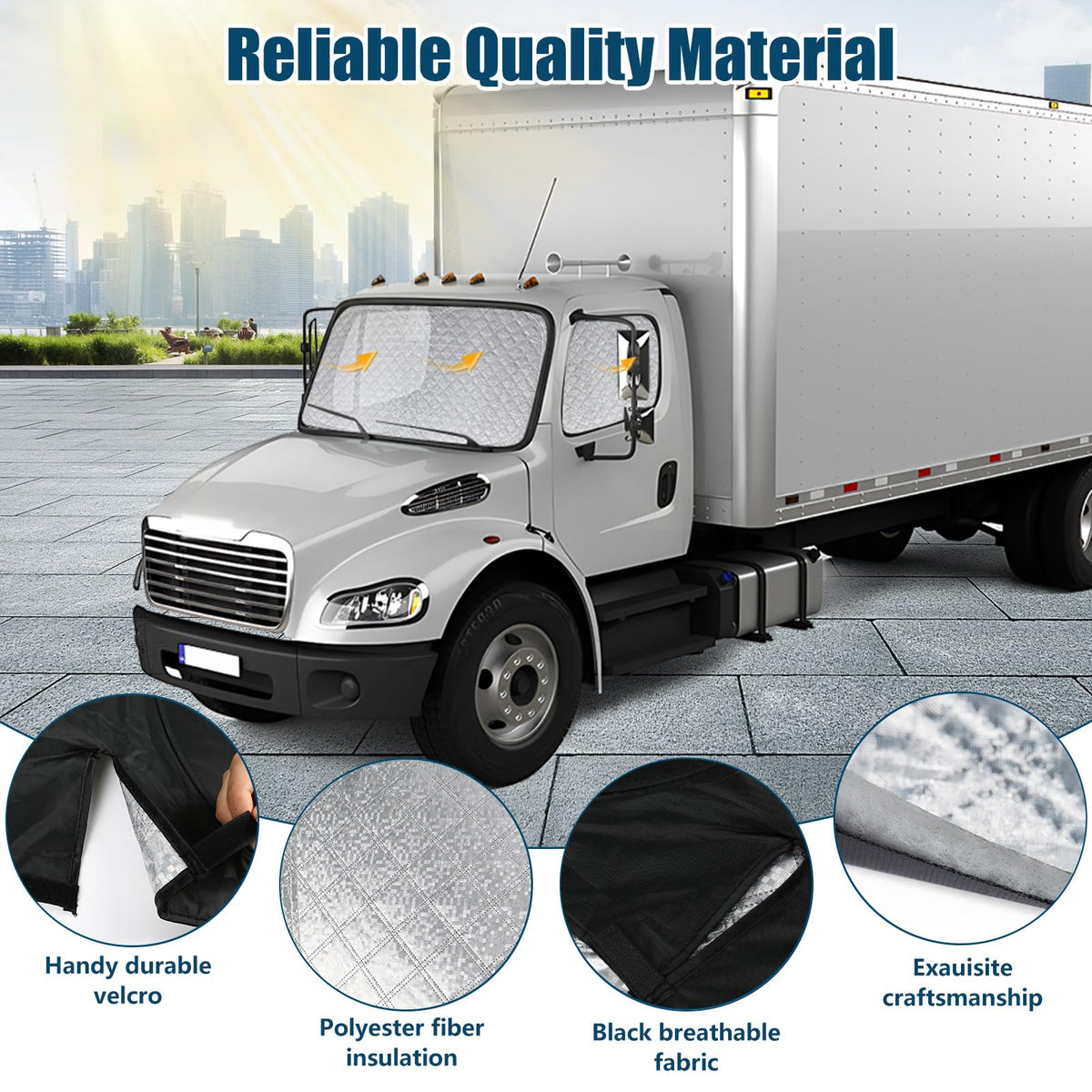 Federedevo fitted to side window protecting upholstery from UV fading