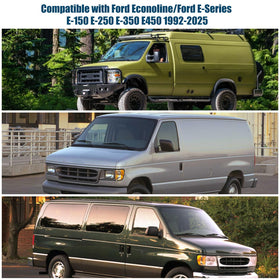 Federedevo lifestyle shot of cargo van with shade protecting seats