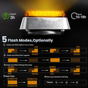 FEELOTAM close-up of 42 LEDs highlighting bright, concentrated output