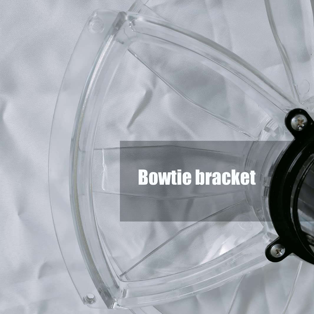 feeoveo 12-inch blade detail clear fan design for balanced airflow