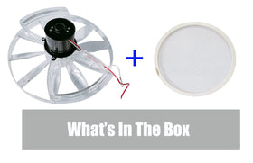 feeoveo installed on RV roof vent demonstrating improved cabin cooling