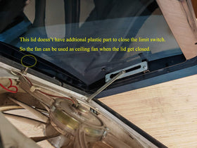 feeoveo installed on RV roof lifestyle shot showing neat fit and weatherproof benefit