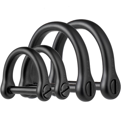 FEGVE front view of D ring keychain set showing compact kit and benefits