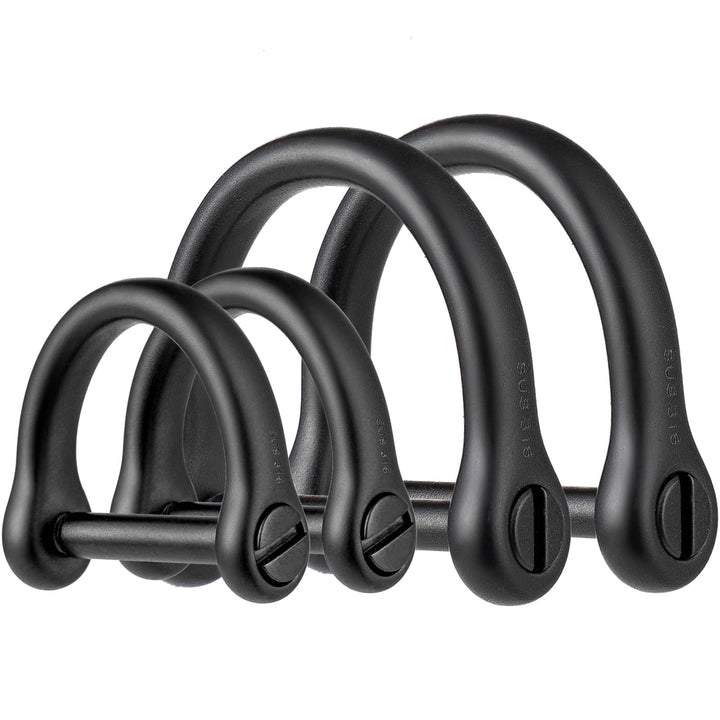 FEGVE front view of D ring keychain set showing compact kit and benefits