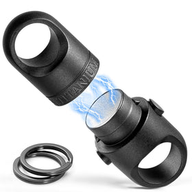 FEGVE front view showing compact titanium body and clear benefit of secure carry