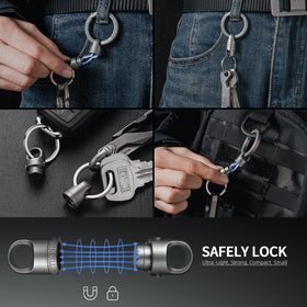 FEGVE attached to keys being handed to valet showing safe, easy transfer