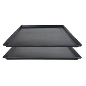 FEICHANGHAO front view of both pans showing durable design and ready use