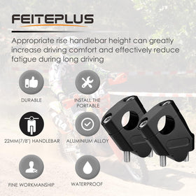 Feiteplus side profile showing 38mm rise and 18mm forward backward adjustment advantage