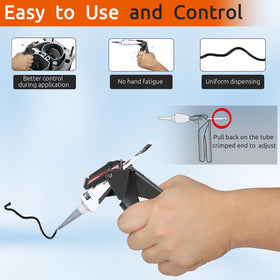 Feiyagoo grip and quick-release in hand, enables fast tube changes
