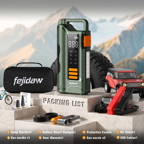 fejidaw size comparison next to water bottle showing compact, travel-friendly scale