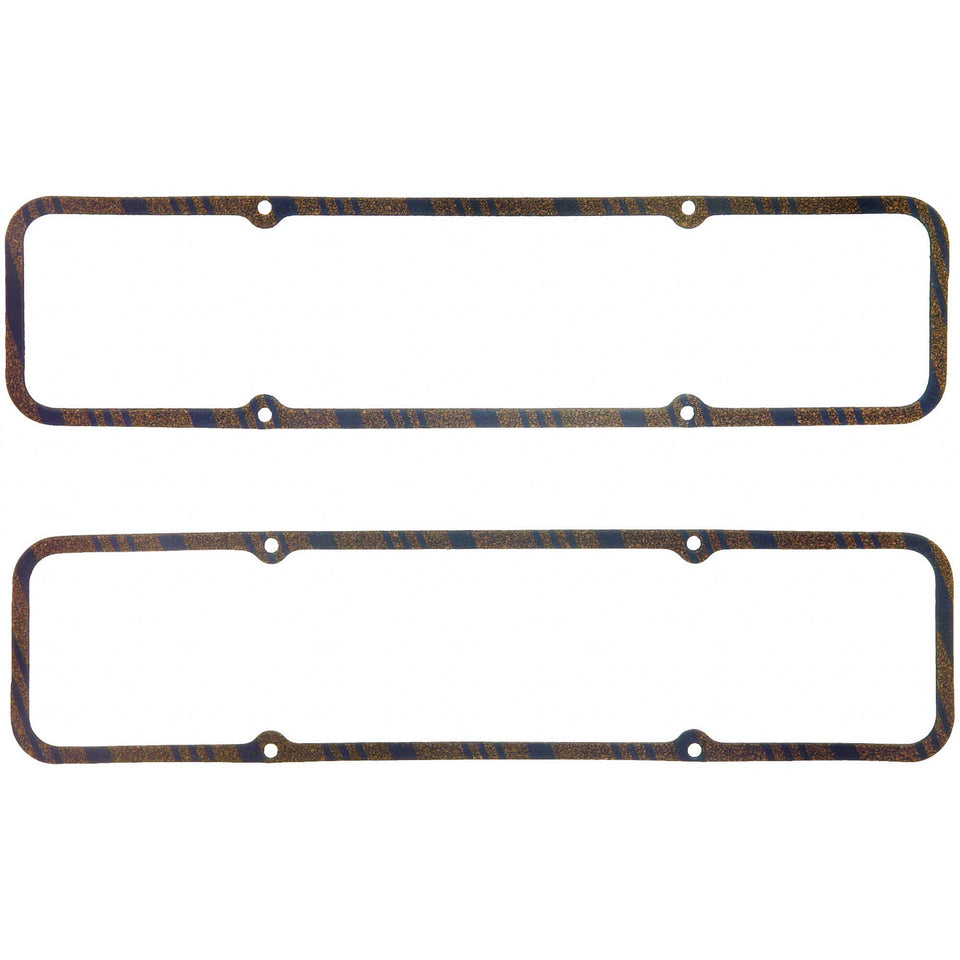 Fel-Pro 1604 valve cover gasket front view showing cork-lam texture and reliable seal