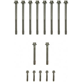 Fel-Pro ES 72173 front view of bolt set showing complete kit and correct hardware