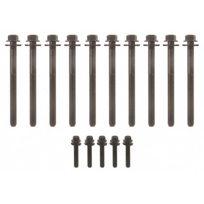 Fel-Pro ES 72200 front view of bolt set showing full kit for exact-fit replacement