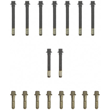 Fel‑Pro ES 72856 head bolts in kit view showing new fasteners and reliable fit