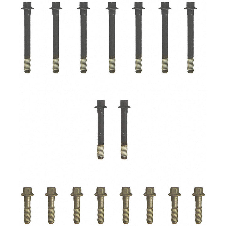 Fel‑Pro ES 72856 head bolts in kit view showing new fasteners and reliable fit